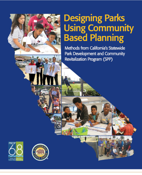 cover image of report titled 'Desinging Parks Using Community Based Planning'
